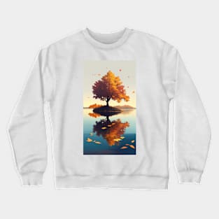 autumn fall tree Crewneck Sweatshirt